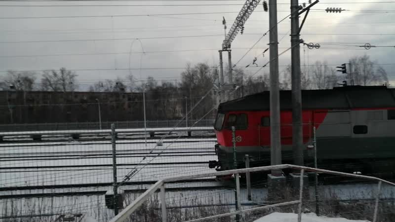ТЭП70-0125. (ОКТ. Ж/Д ( ТЧЭ-14. Санкт-Петербург-Варшавский)) Петрозаводск.