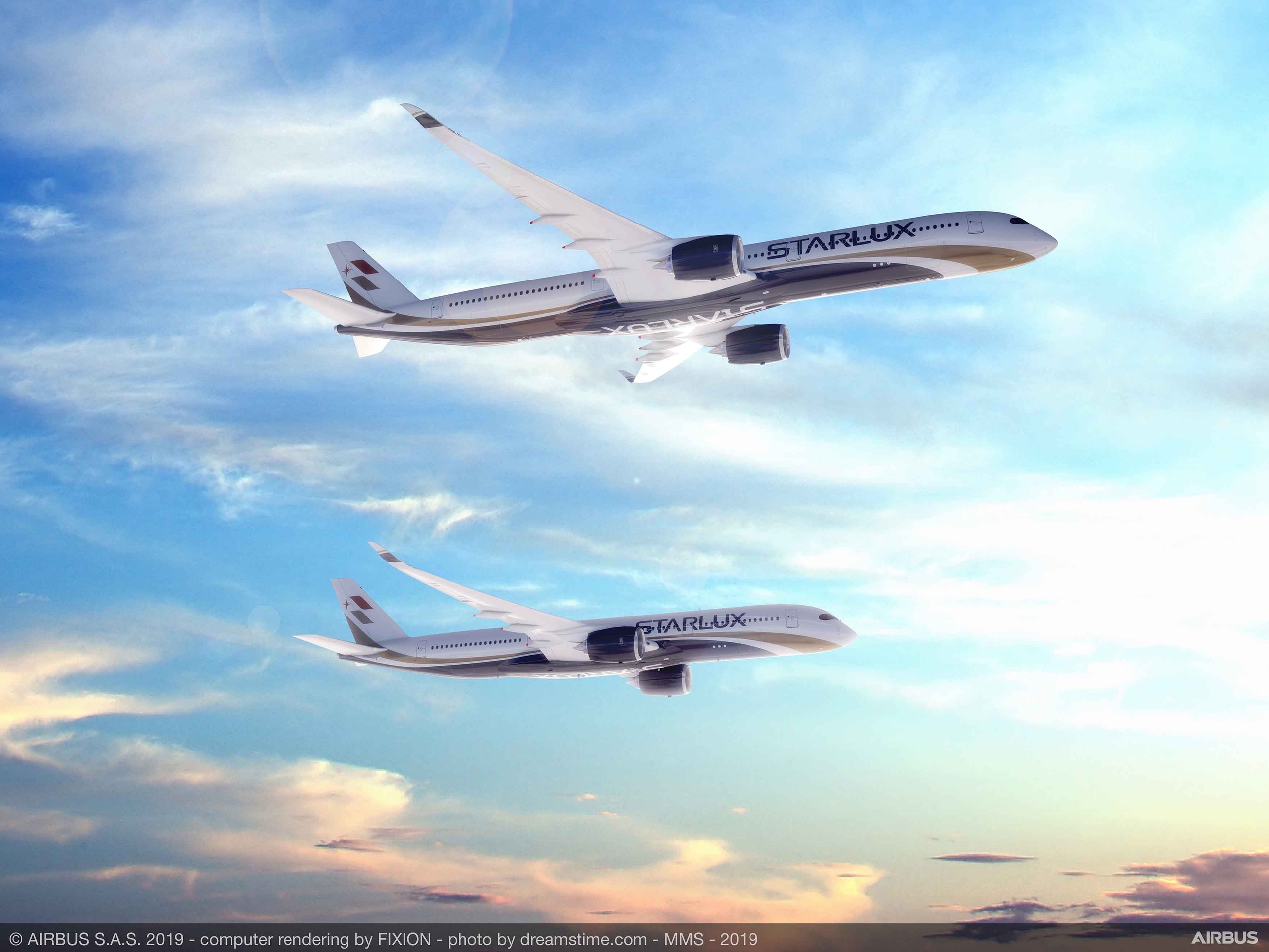 Тайваньская авиакомпания STARLUX Airlines подписала с #Airbus твердый контакт на 17 самолётов семейства #А350 XWB ( 12 A350-1000 и пять A350-900).